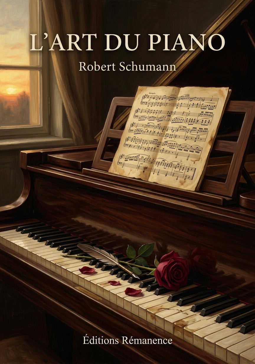 Livre L’Art du piano par Robert Schumann - Couverture - Editions Remanence