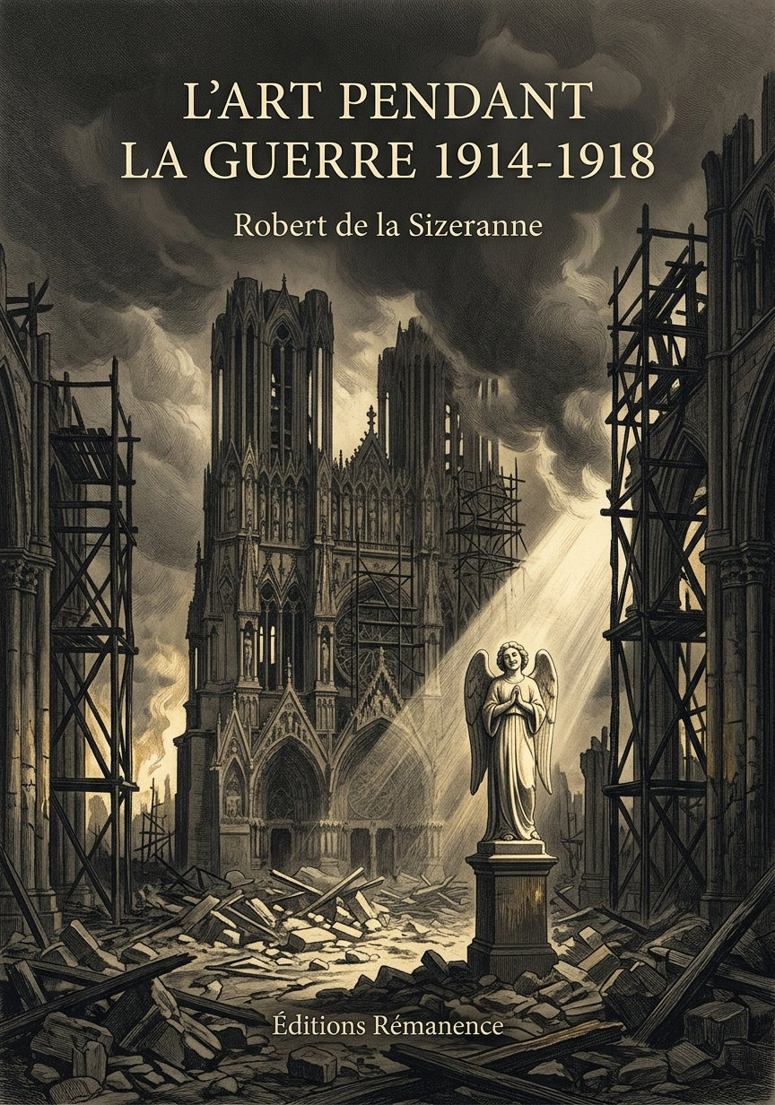 Livre L’Art pendant la guerre 1914-1918 par Robert de la Sizeranne - Couverture - Editions Remanence
