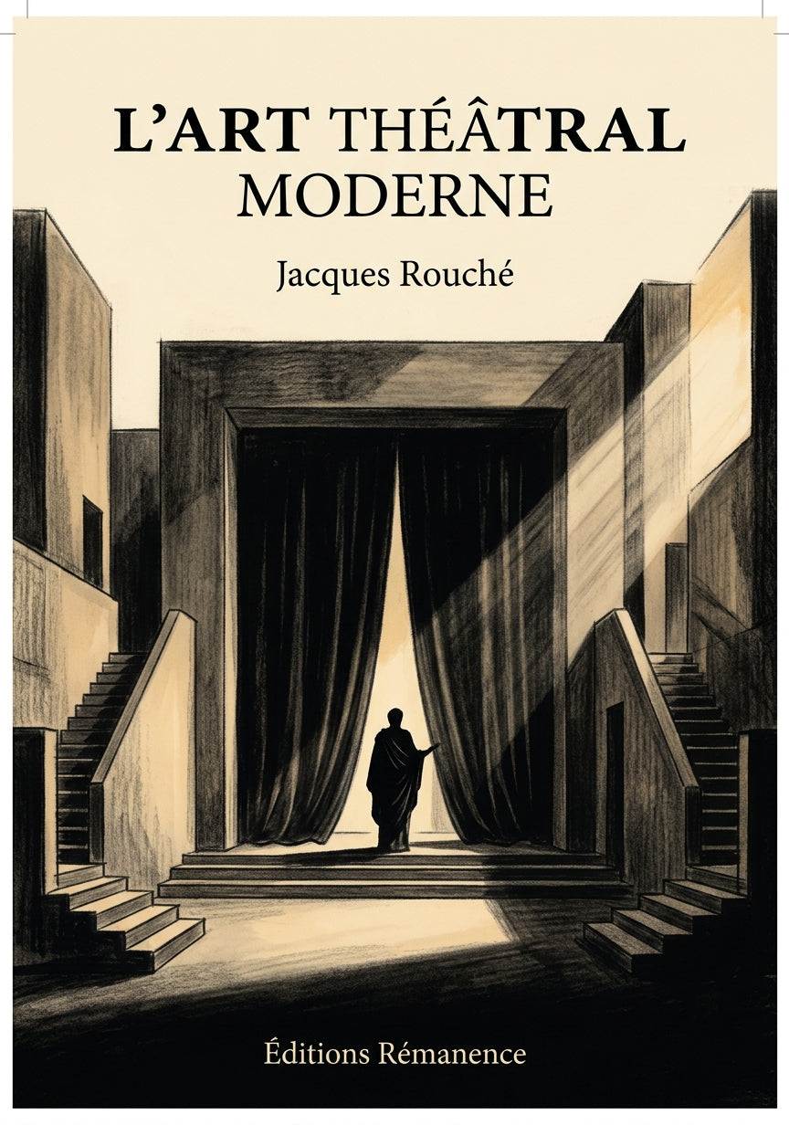Livre L’Art théâtral moderne par Jacques Rouché - Couverture - Editions Remanence
