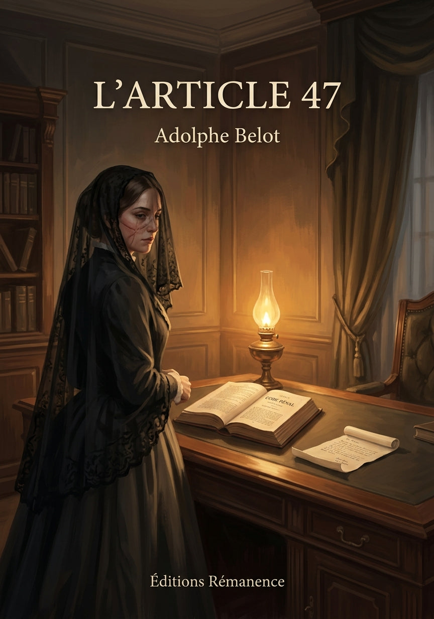 Livre L’Article 47 par Adolphe Belot - Couverture - Editions Remanence