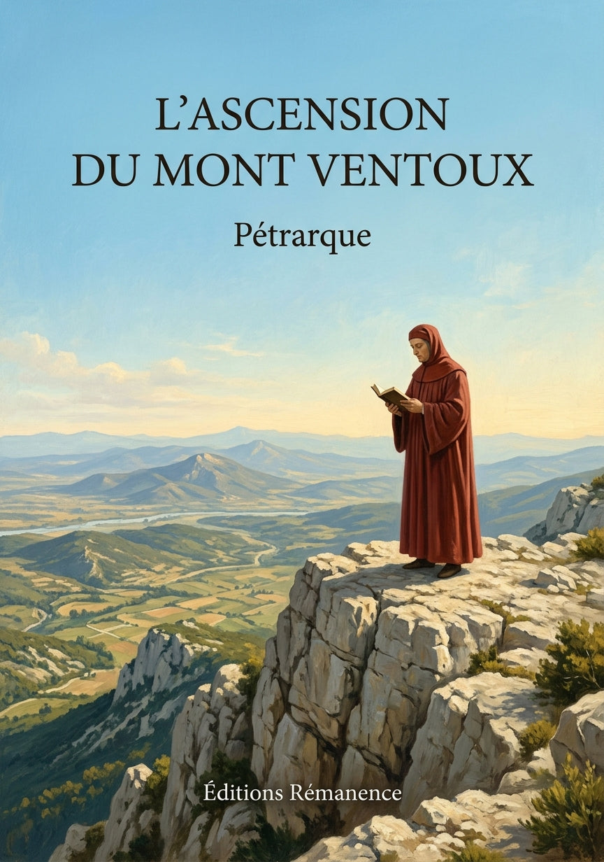 Livre L’Ascension du mont Ventoux par Pétrarque - Couverture - Editions Remanence