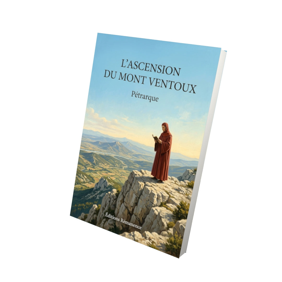 Livre L’Ascension du mont Ventoux par Pétrarque - Vue 3D - Editions Remanence