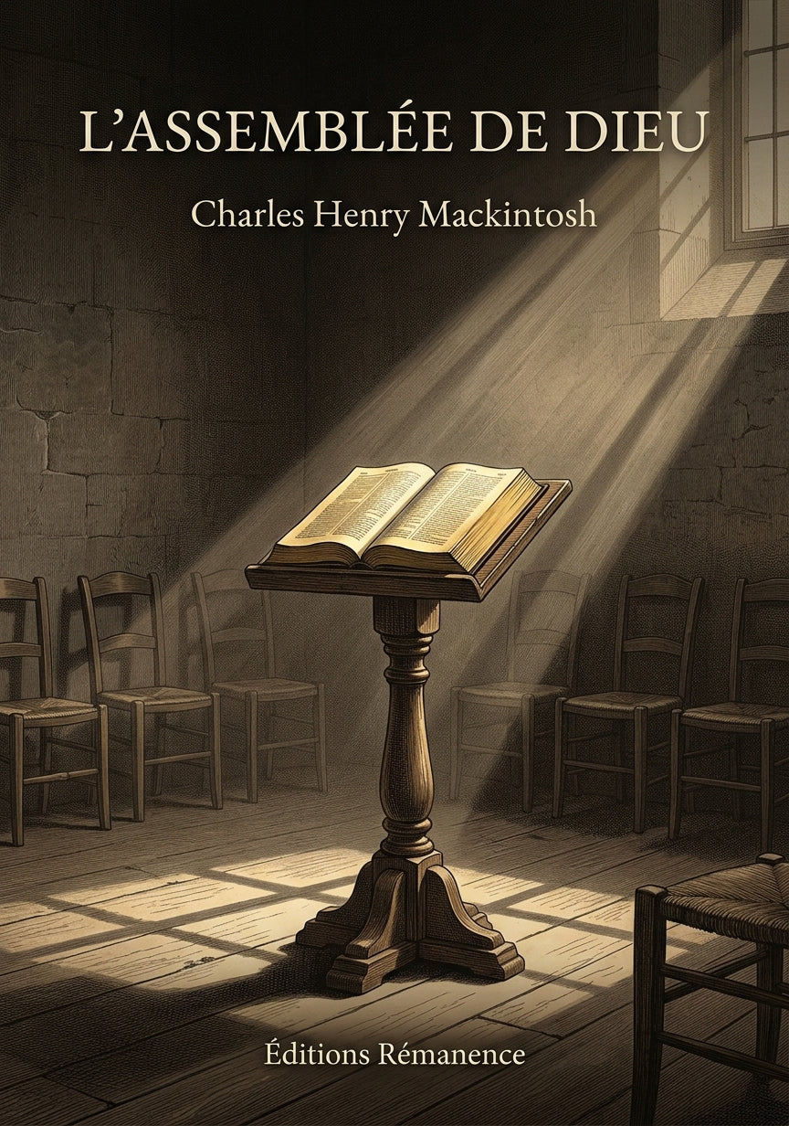 Livre L’Assemblée de Dieu par Charles Henry Mackintosh - Couverture - Editions Remanence
