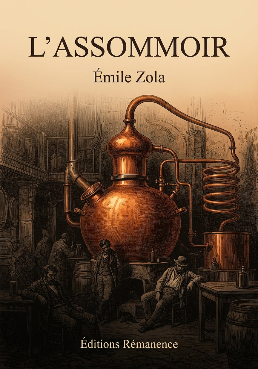 Livre L’Assommoir par Émile Zola - Couverture - Editions Remanence
