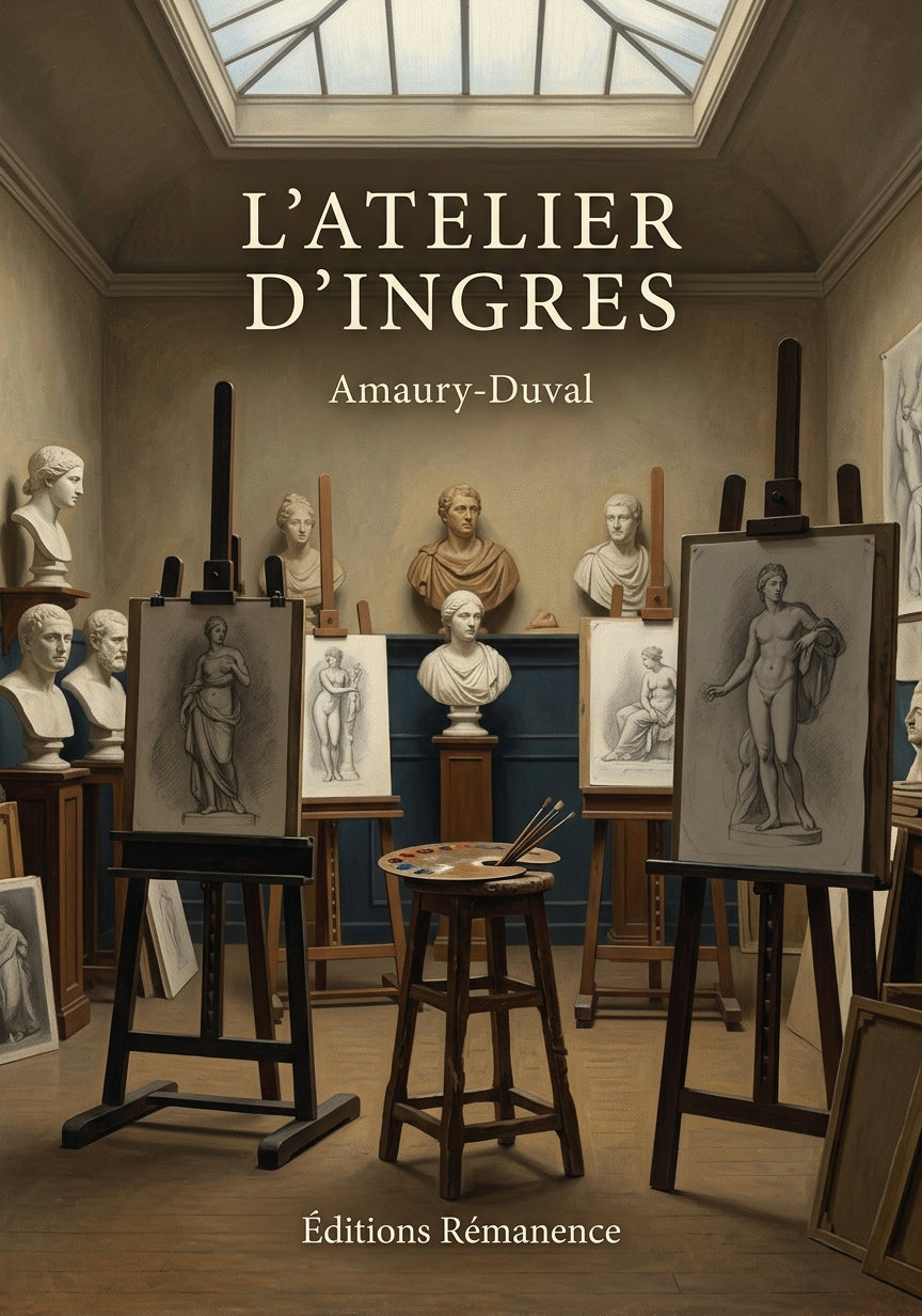 Livre L’Atelier d’Ingres par Amaury-Duval - Couverture - Editions Remanence