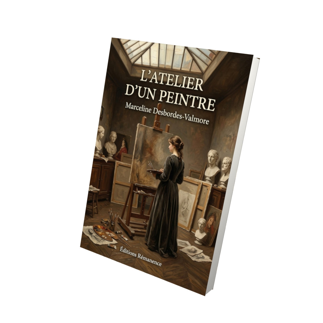 Livre L’Atelier d’un peintre par Marceline Desbordes-Valmore - Vue 3D - Editions Remanence