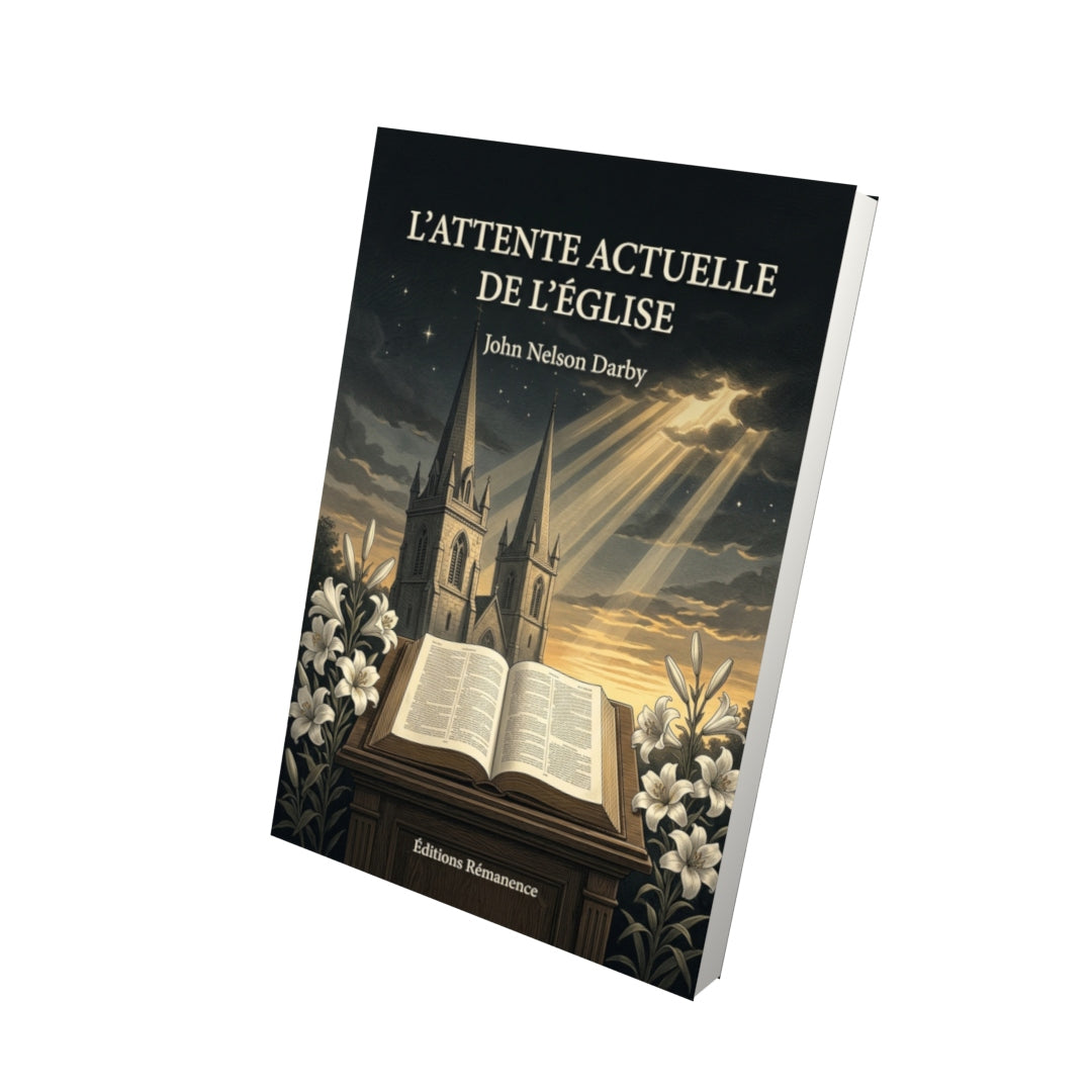 Livre L’Attente actuelle de l’Église par John Nelson Darby - Vue 3D - Editions Remanence