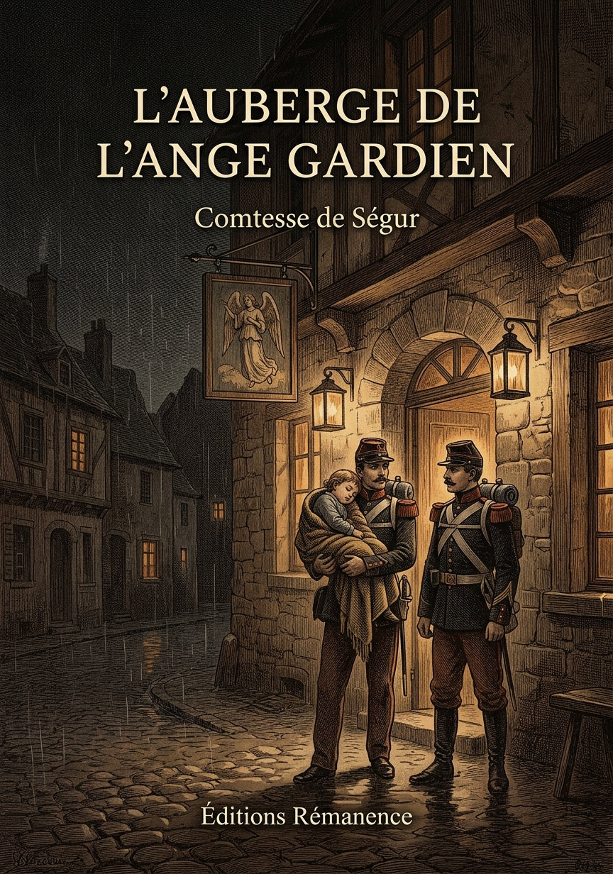 Livre L’Auberge de l’Ange Gardien par Comtesse de Ségur - Couverture - Editions Remanence