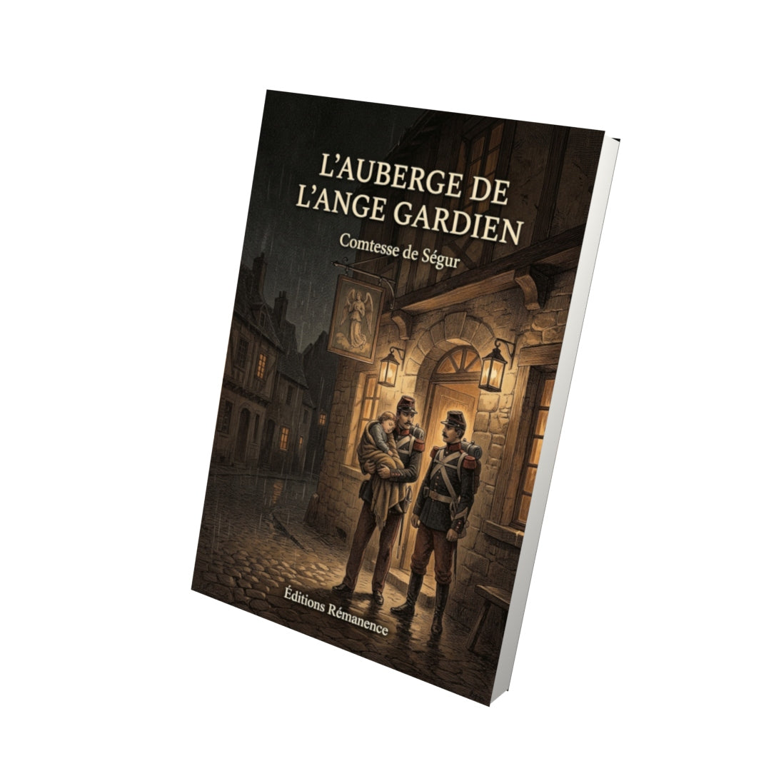 Livre L’Auberge de l’Ange Gardien par Comtesse de Ségur - Vue 3D - Editions Remanence
