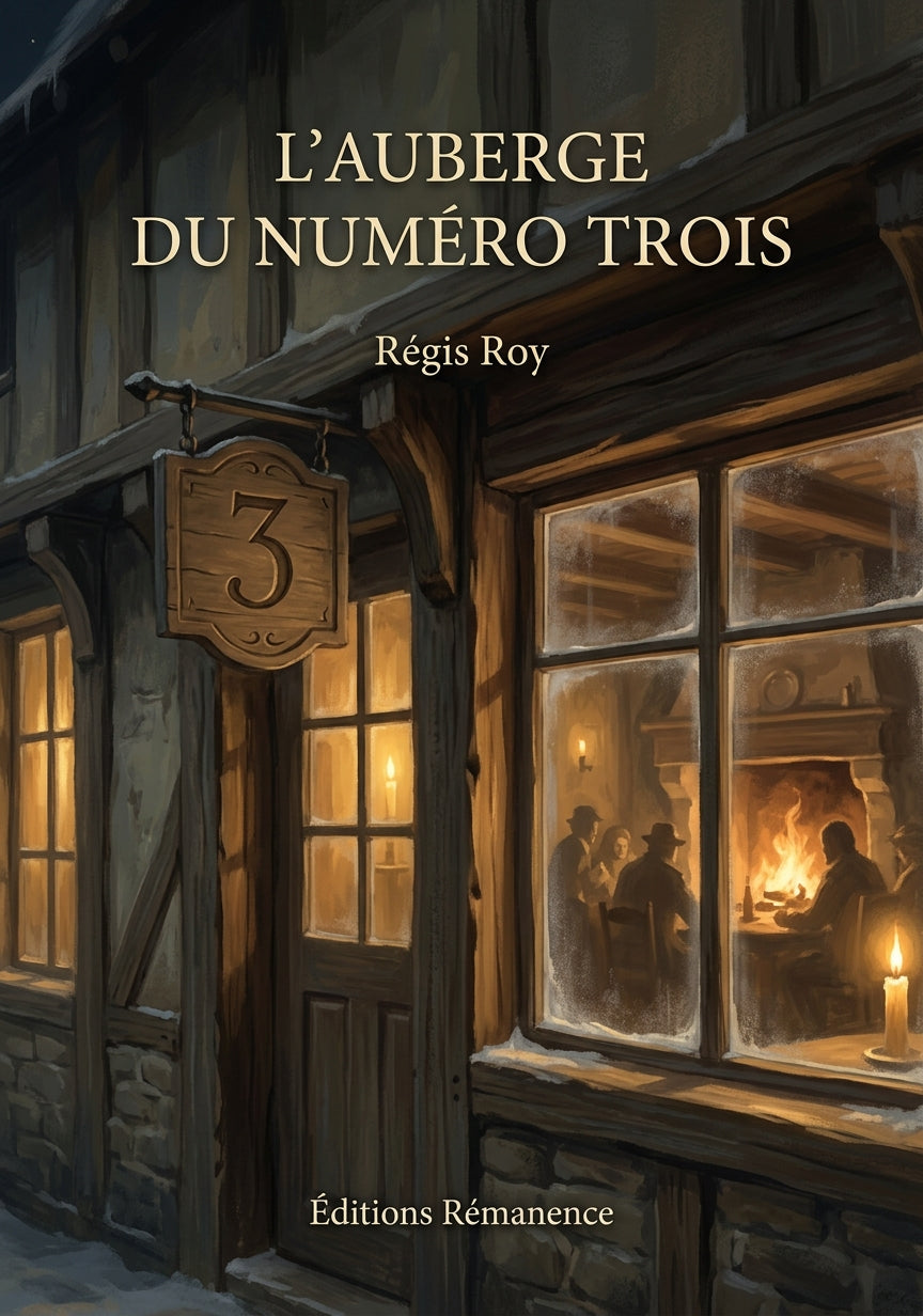 Livre L’auberge du numéro trois par Régis Roy - Couverture - Editions Remanence