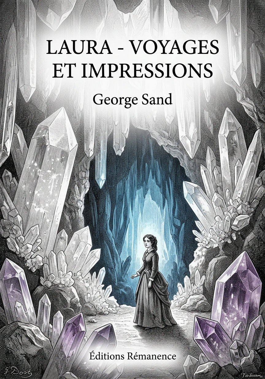 Livre Laura - Voyages et impressions par George Sand - Couverture - Editions Remanence