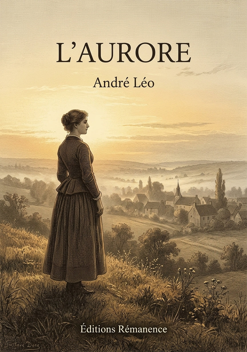 Livre L’Aurore par André Léo - Couverture - Editions Remanence
