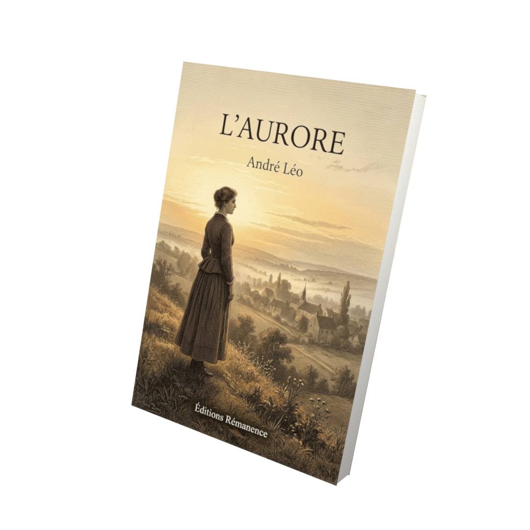 Livre L’Aurore par André Léo - Vue 3D - Editions Remanence