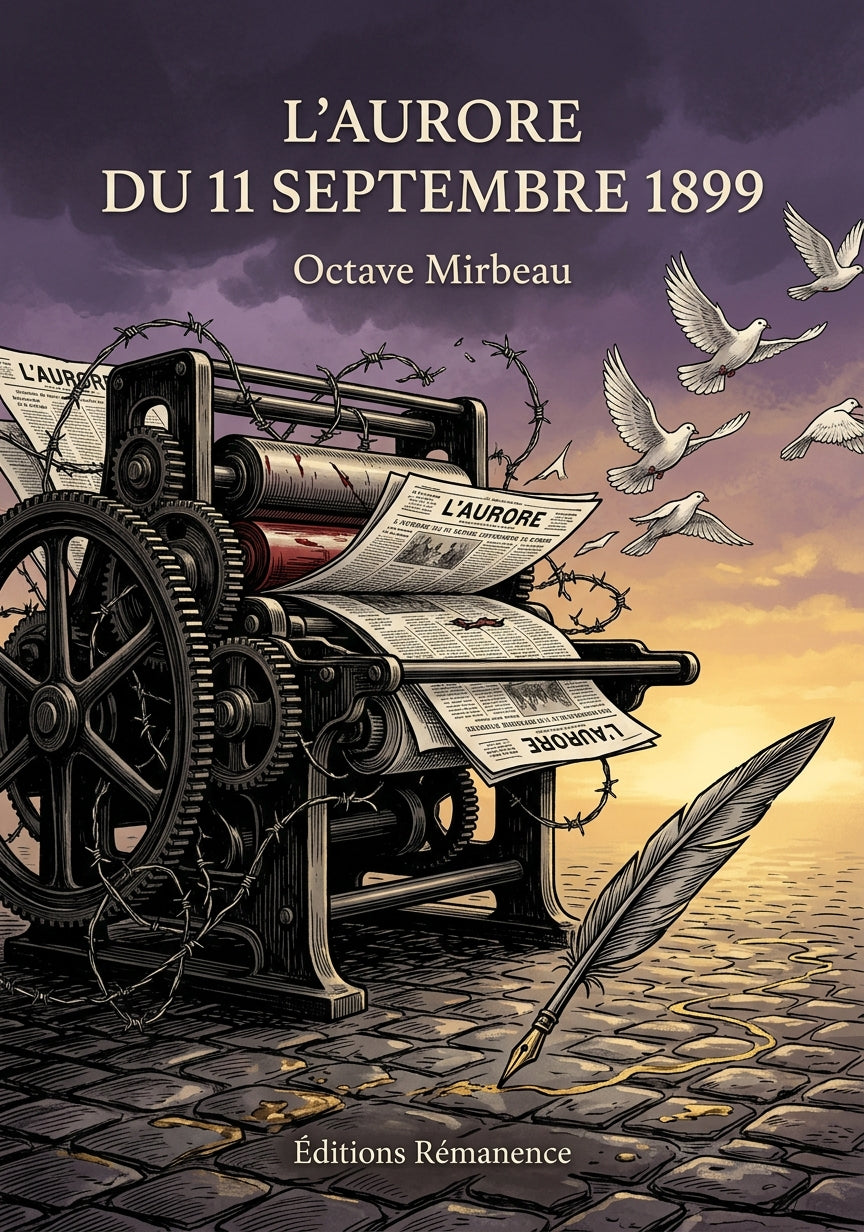 Livre L’Aurore du 11 septembre 1899 par Octave Mirbeau - Couverture - Editions Remanence