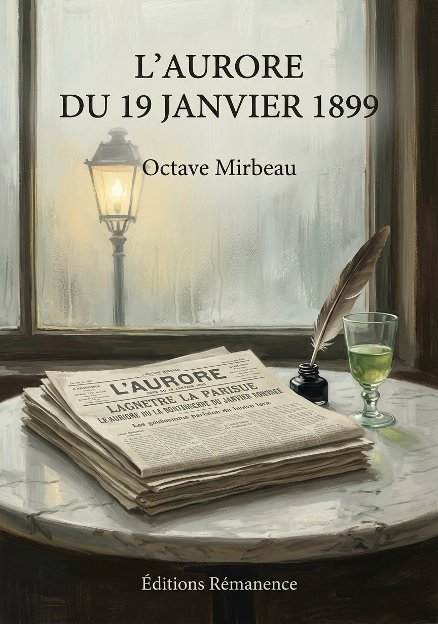 Livre L’Aurore du 19 janvier 1899 par Octave Mirbeau - Couverture - Editions Remanence