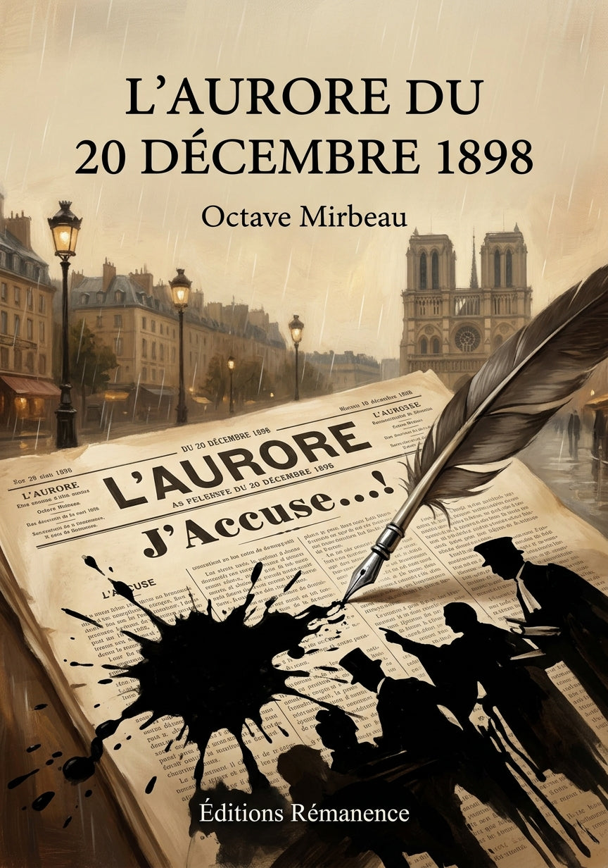 Livre L’Aurore du 20 décembre 1898 par Octave Mirbeau - Couverture - Editions Remanence
