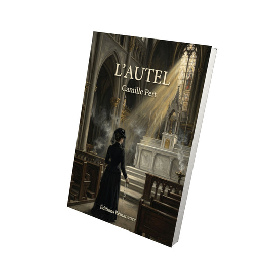 Livre L’Autel par Camille Pert - Vue 3D - Editions Remanence