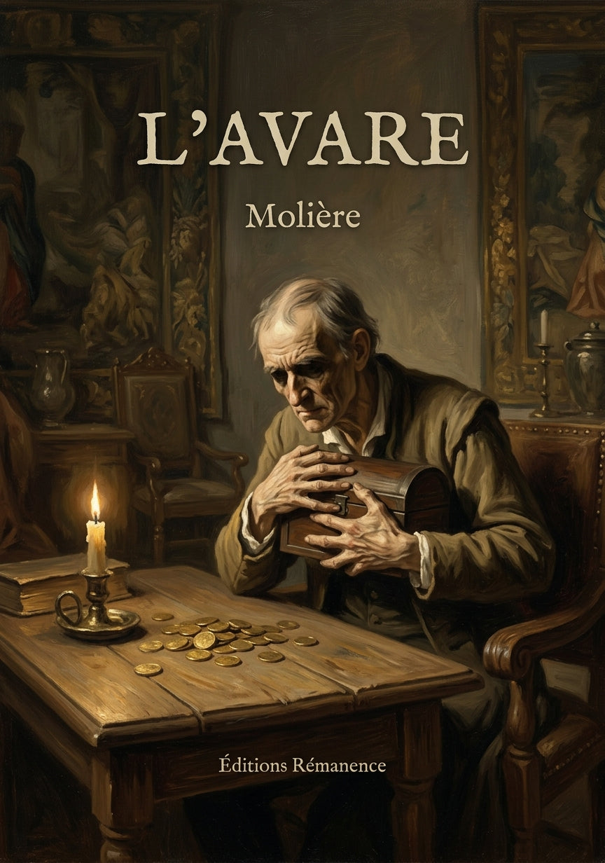 Livre L’Avare par Molière - Couverture - Editions Remanence