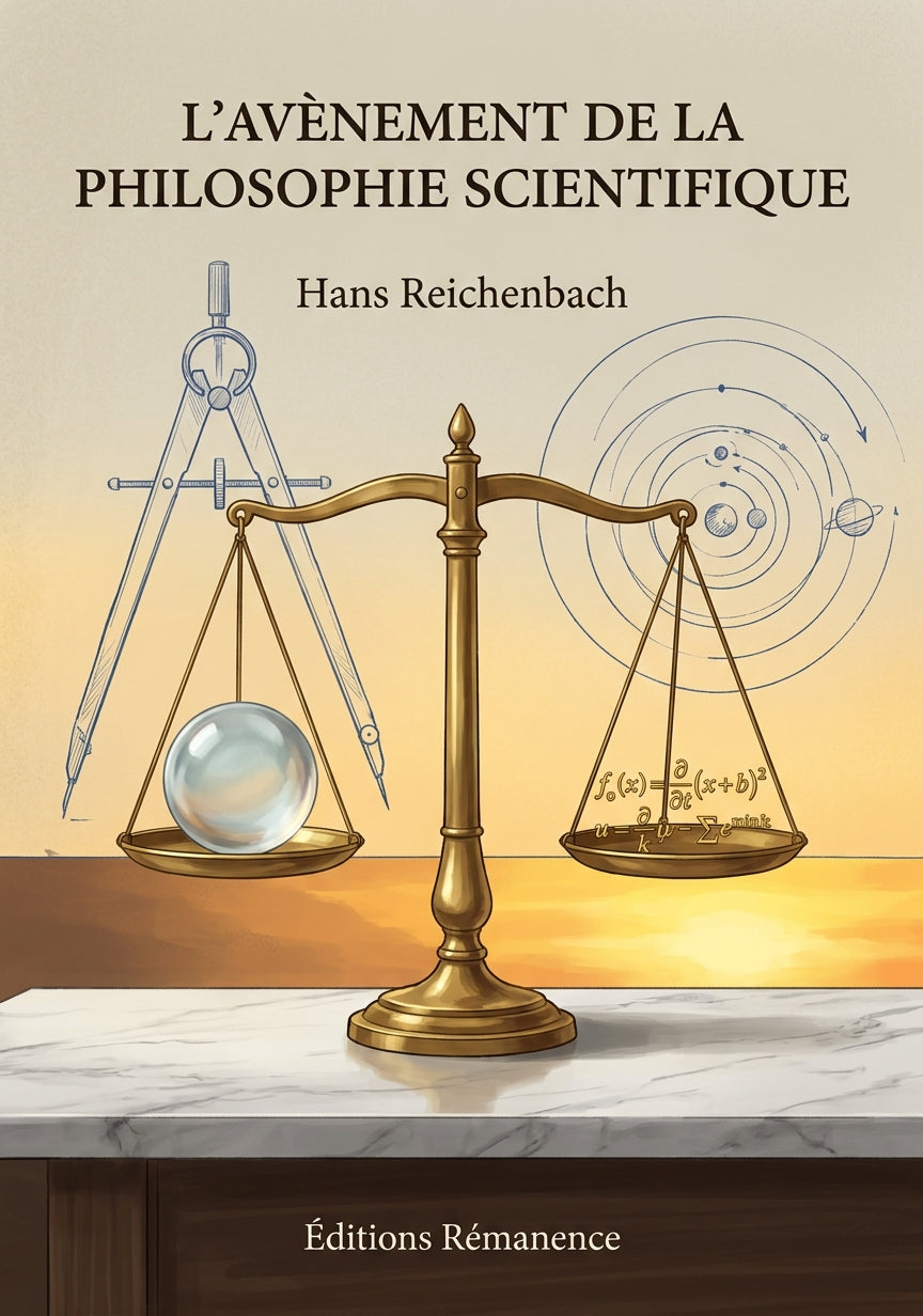 Livre L’Avènement de la philosophie scientifique par Hans Reichenbach - Couverture - Editions Remanence