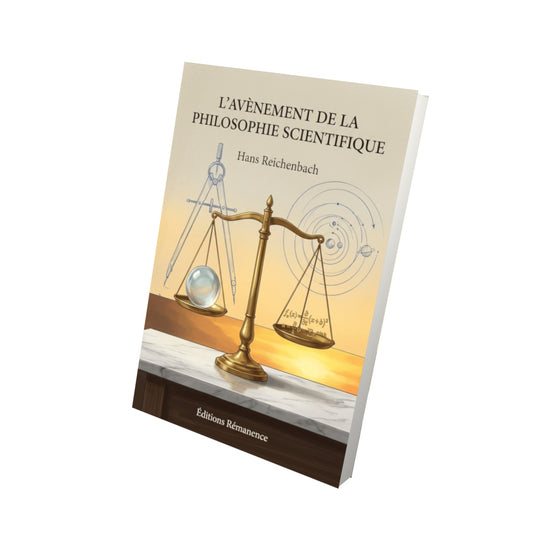 Livre L’Avènement de la philosophie scientifique par Hans Reichenbach - Vue 3D - Editions Remanence