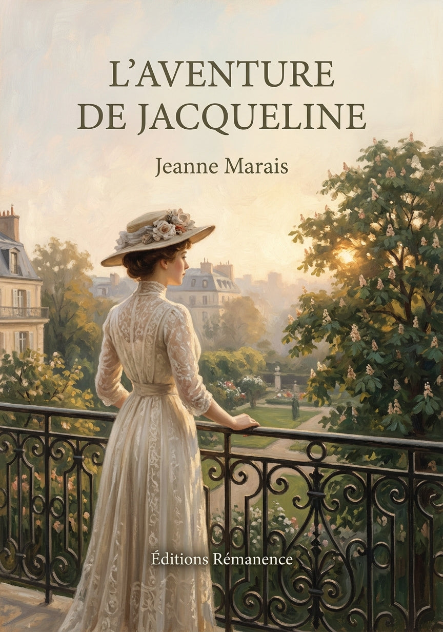 Livre L’Aventure de Jacqueline par Jeanne Marais - Couverture - Editions Remanence