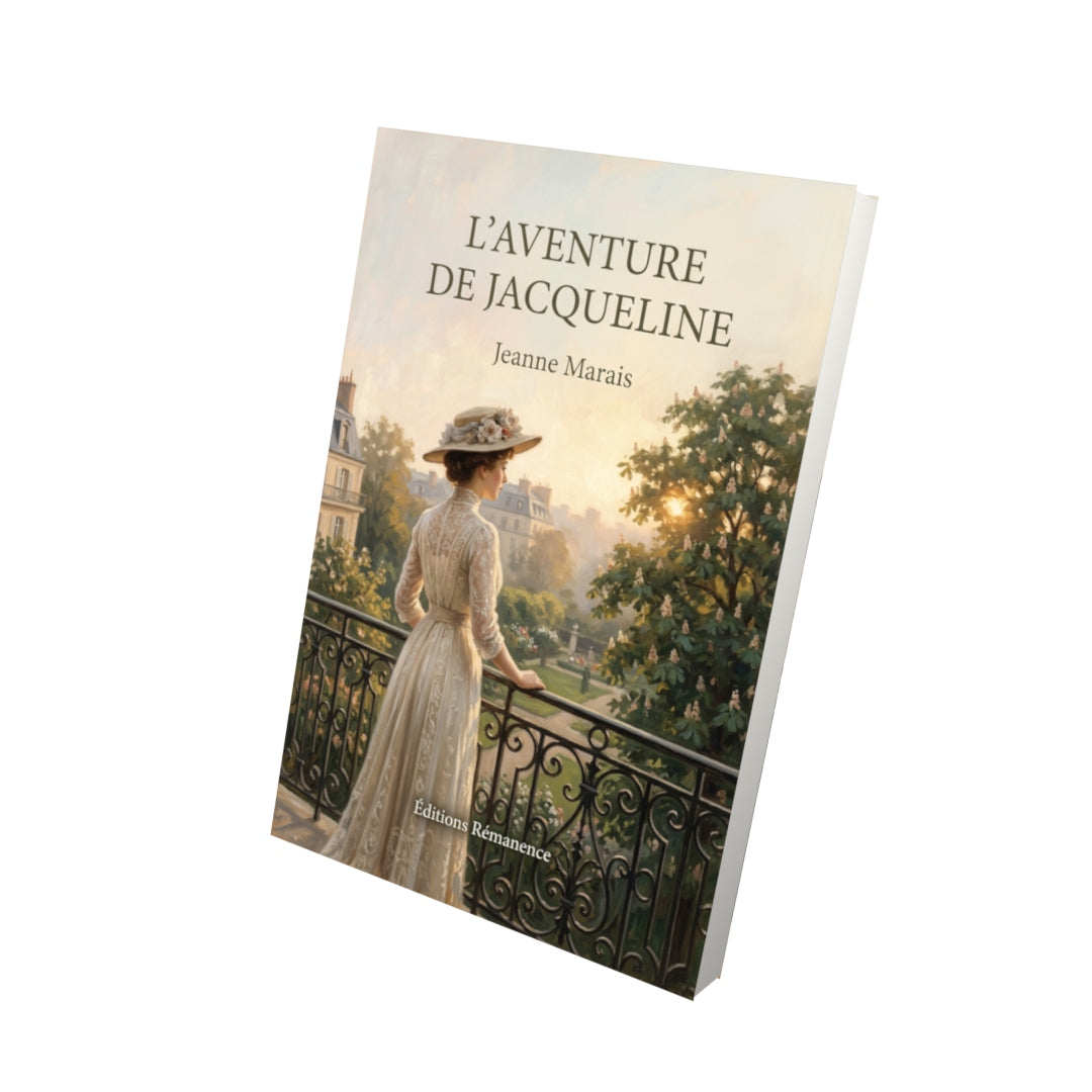 Livre L’Aventure de Jacqueline par Jeanne Marais - Vue 3D - Editions Remanence
