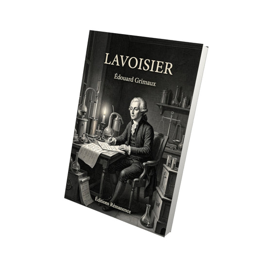 Livre Lavoisier par Édouard Grimaux - Vue 3D - Editions Remanence