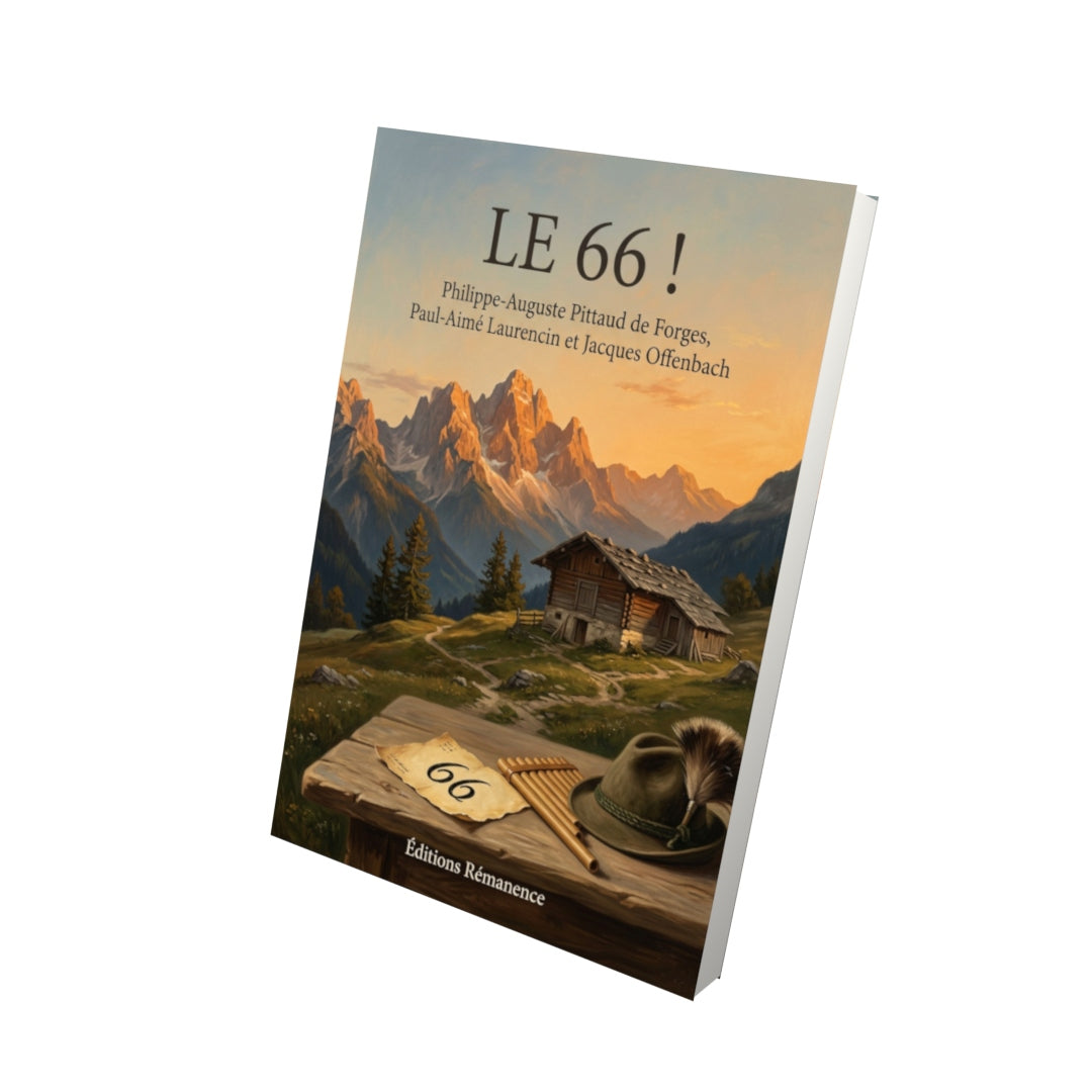 Livre Le 66 ! par Philippe-Auguste Pittaud de Forges, Paul-Aimé Laurencin et Jacques Offenbach - Vue 3D - Editions Remanence