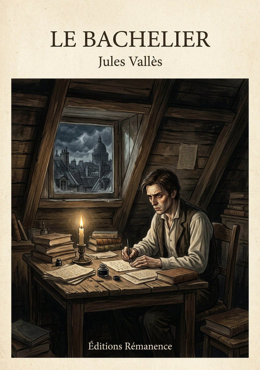 Le bachelier - Jules Vallès (Couverture)