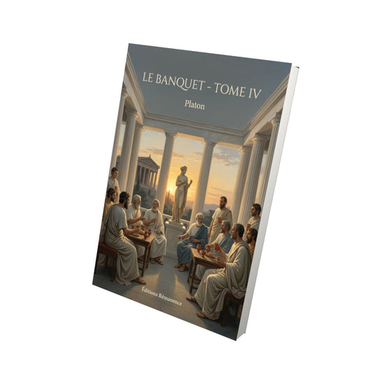 Livre Le Banquet - Tome IV par Platon - Vue 3D - Editions Remanence