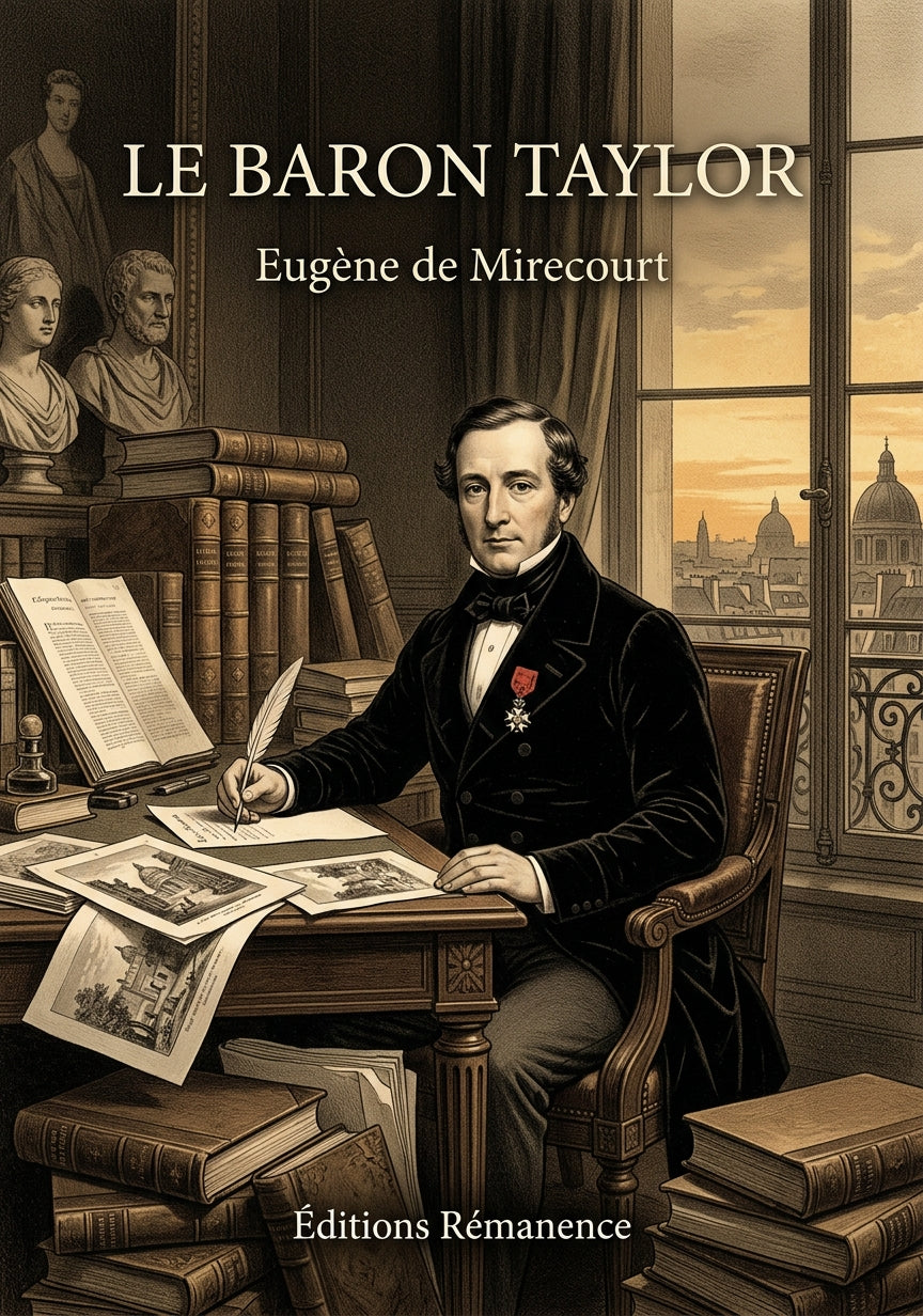 Livre Le baron Taylor par Eugène de Mirecourt - Couverture - Editions Remanence