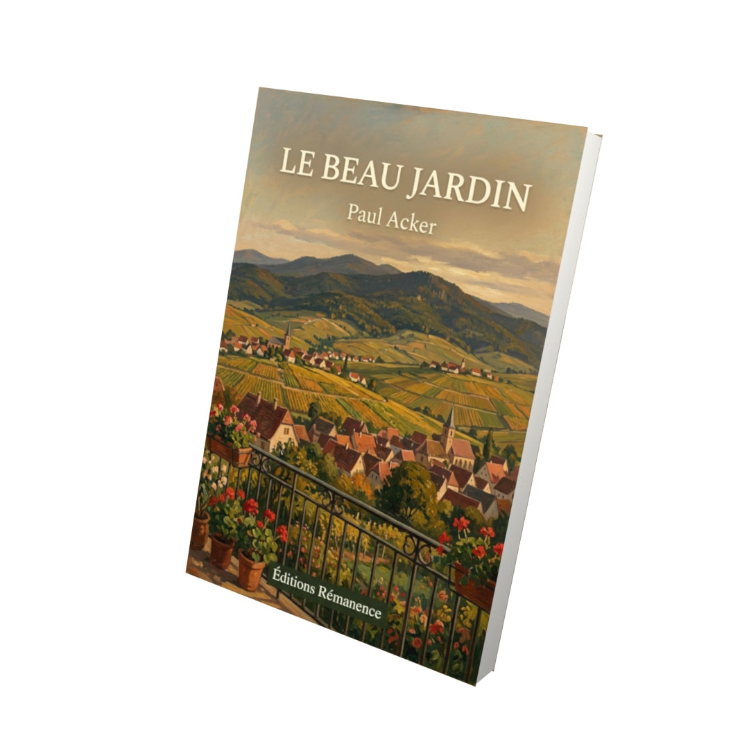 Livre Le Beau jardin par Paul Acker - Vue 3D - Editions Remanence