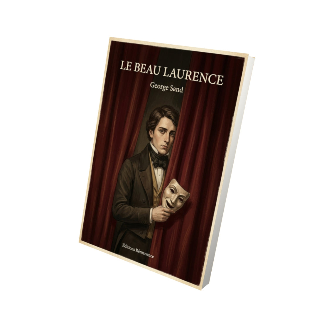 Livre Le beau Laurence - George Sand - Vue 3D - Editions Remanence