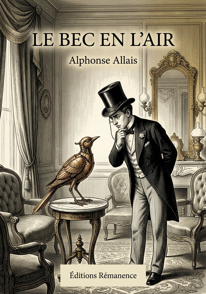 Livre Le Bec en l’air par Alphonse Allais - Couverture - Editions Remanence