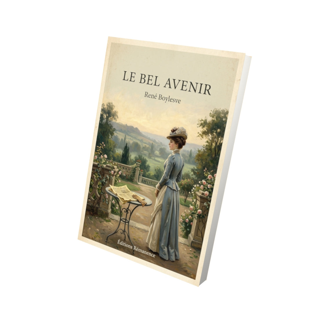 Livre Le bel avenir - René Boylesve - Vue 3D - Editions Remanence