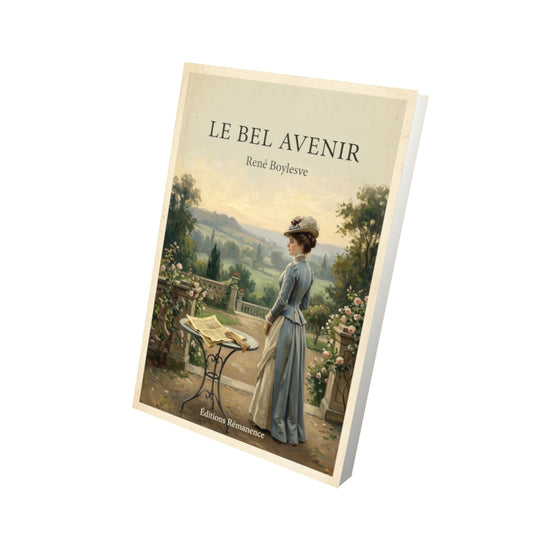 Livre Le bel avenir - René Boylesve - Vue 3D - Editions Remanence