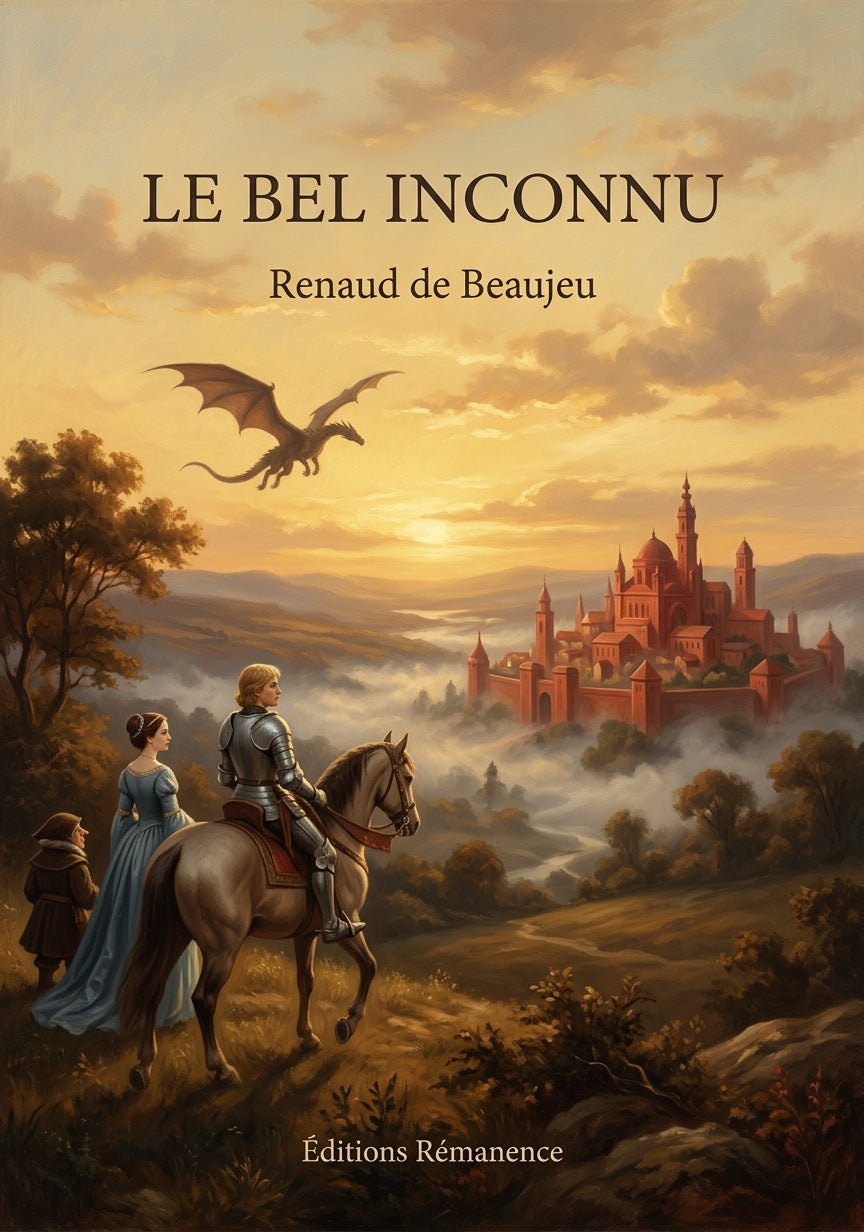 Livre Le Bel Inconnu par Renaud de Beaujeu - Couverture - Editions Remanence