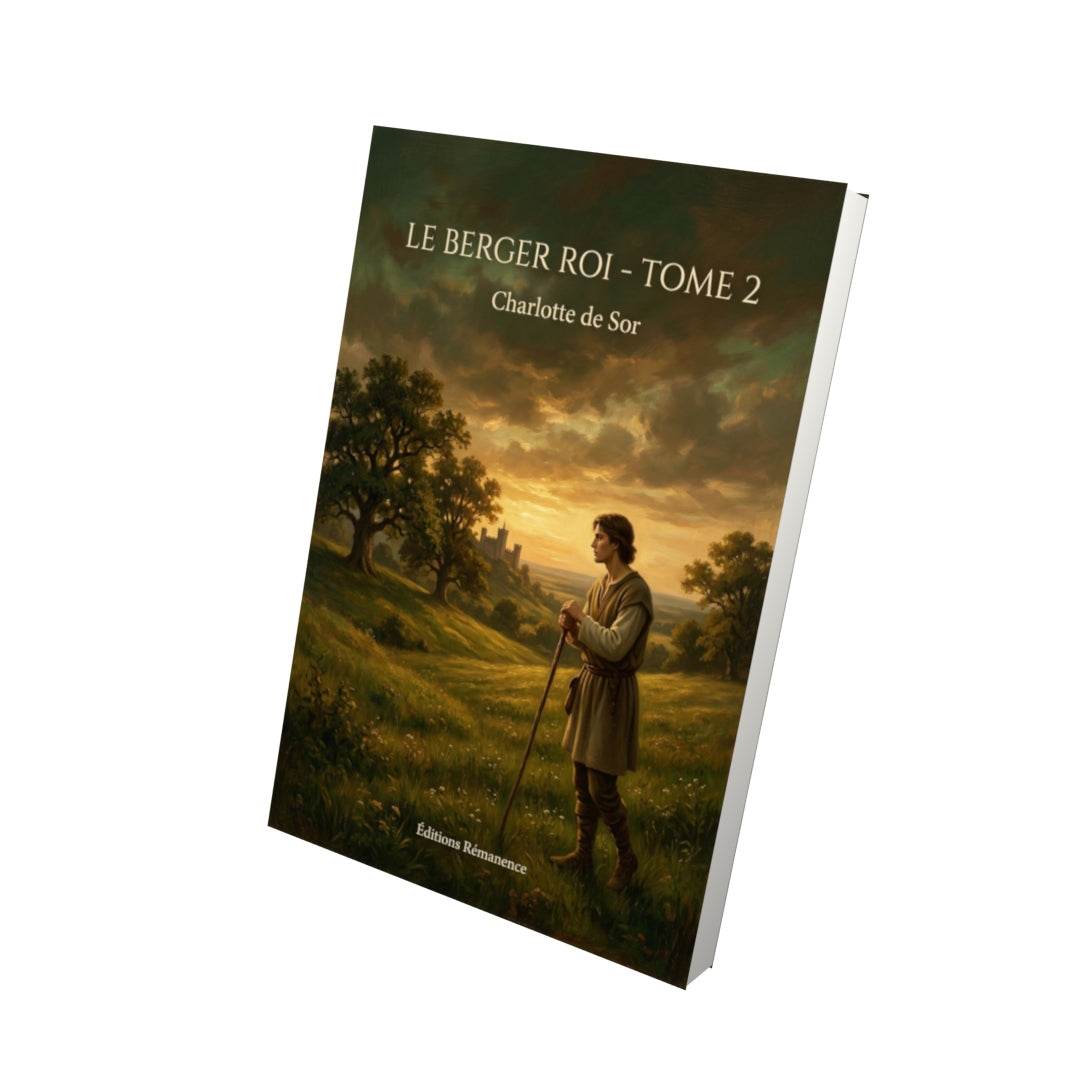 Livre Le Berger roi - Tome 2 par Charlotte de Sor - Vue 3D - Editions Remanence