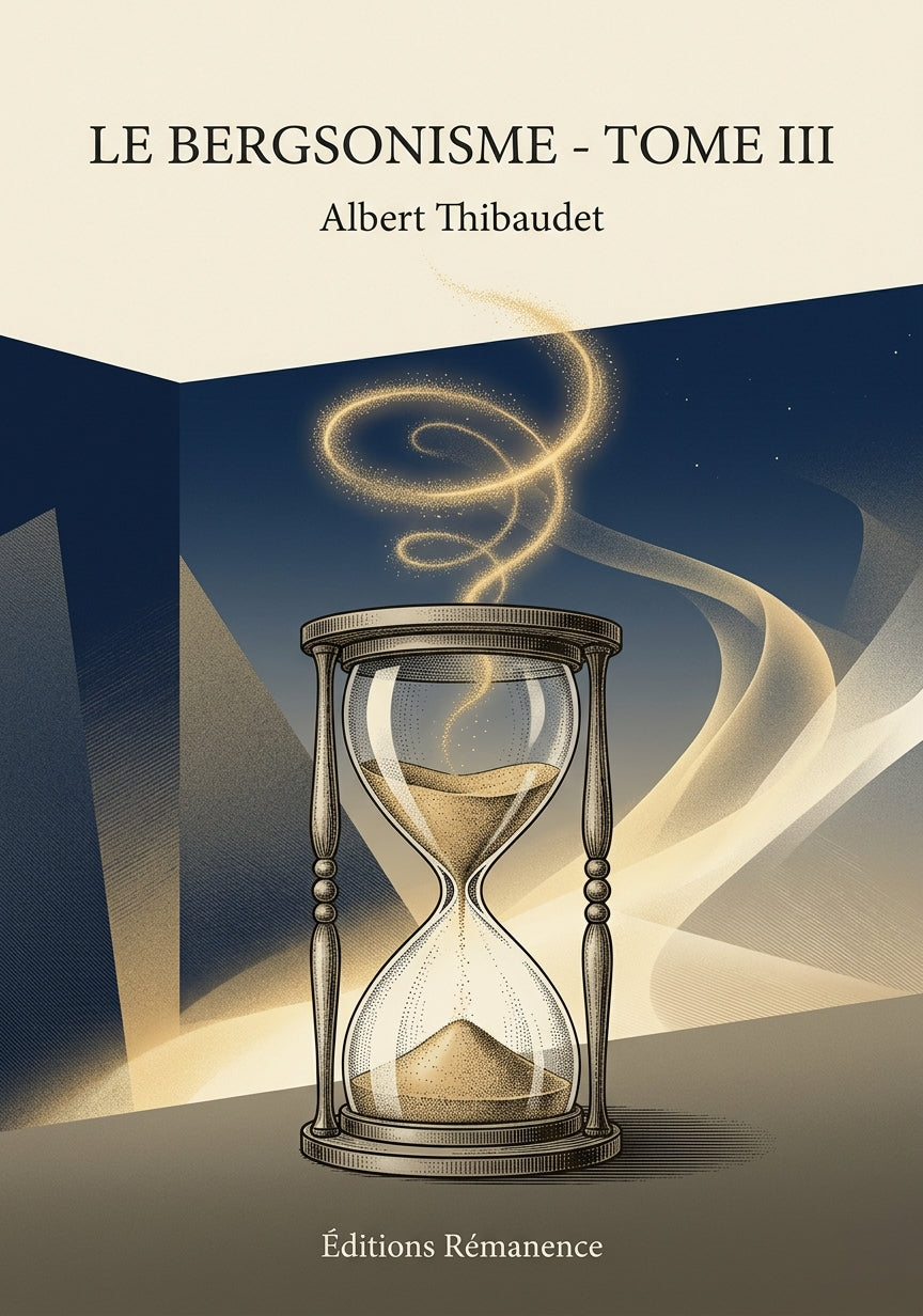 Livre Le Bergsonisme - Tome III par Albert Thibaudet - Couverture - Editions Remanence