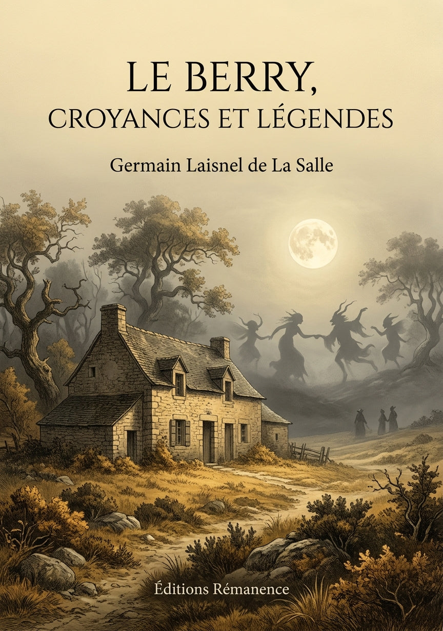 Livre Le Berry, croyances et légendes par Germain Laisnel de La Salle - Couverture - Editions Remanence
