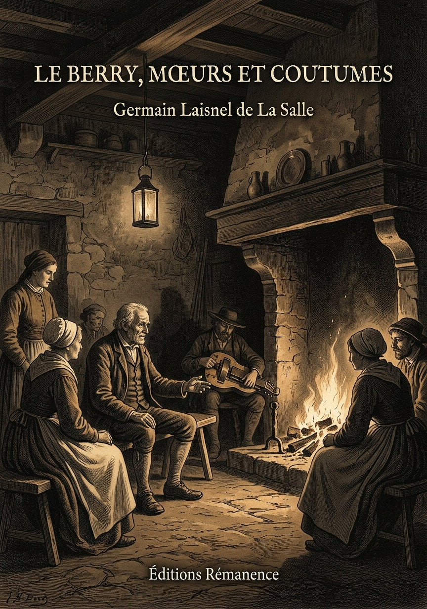 Livre Le Berry, mœurs et coutumes par Germain Laisnel de La Salle - Couverture - Editions Remanence