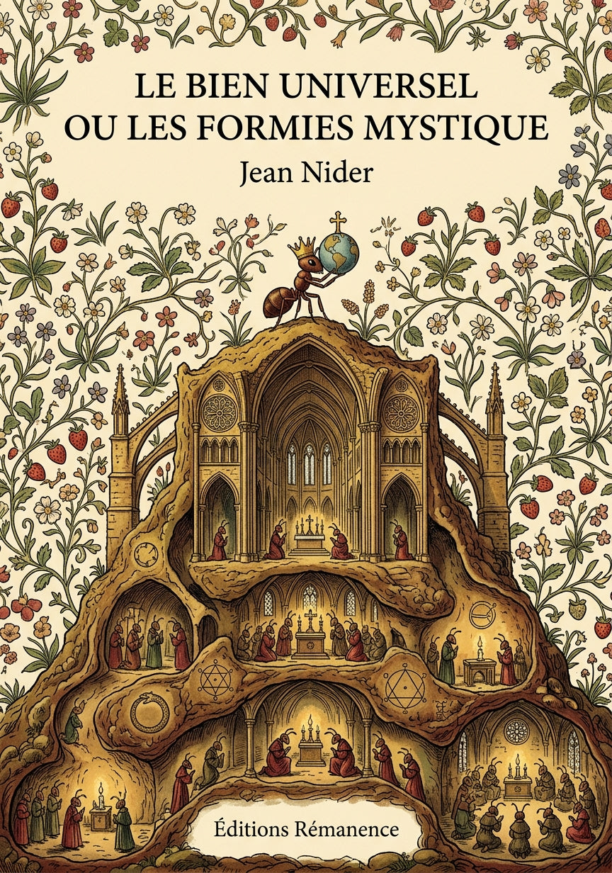 Livre Le bien universel ou les formies mystique par Jean Nider - Couverture - Editions Remanence
