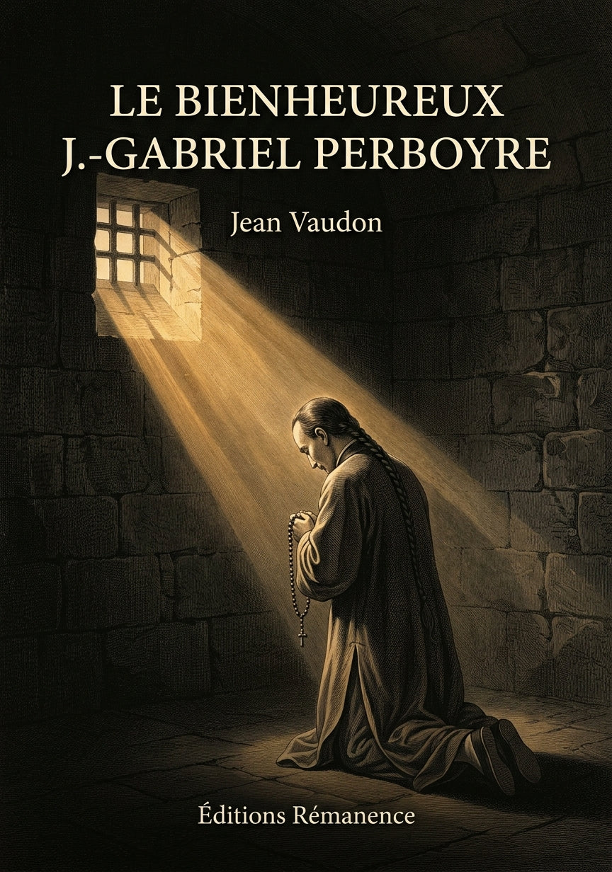 Livre Le Bienheureux J.-Gabriel Perboyre par Jean Vaudon - Couverture - Editions Remanence