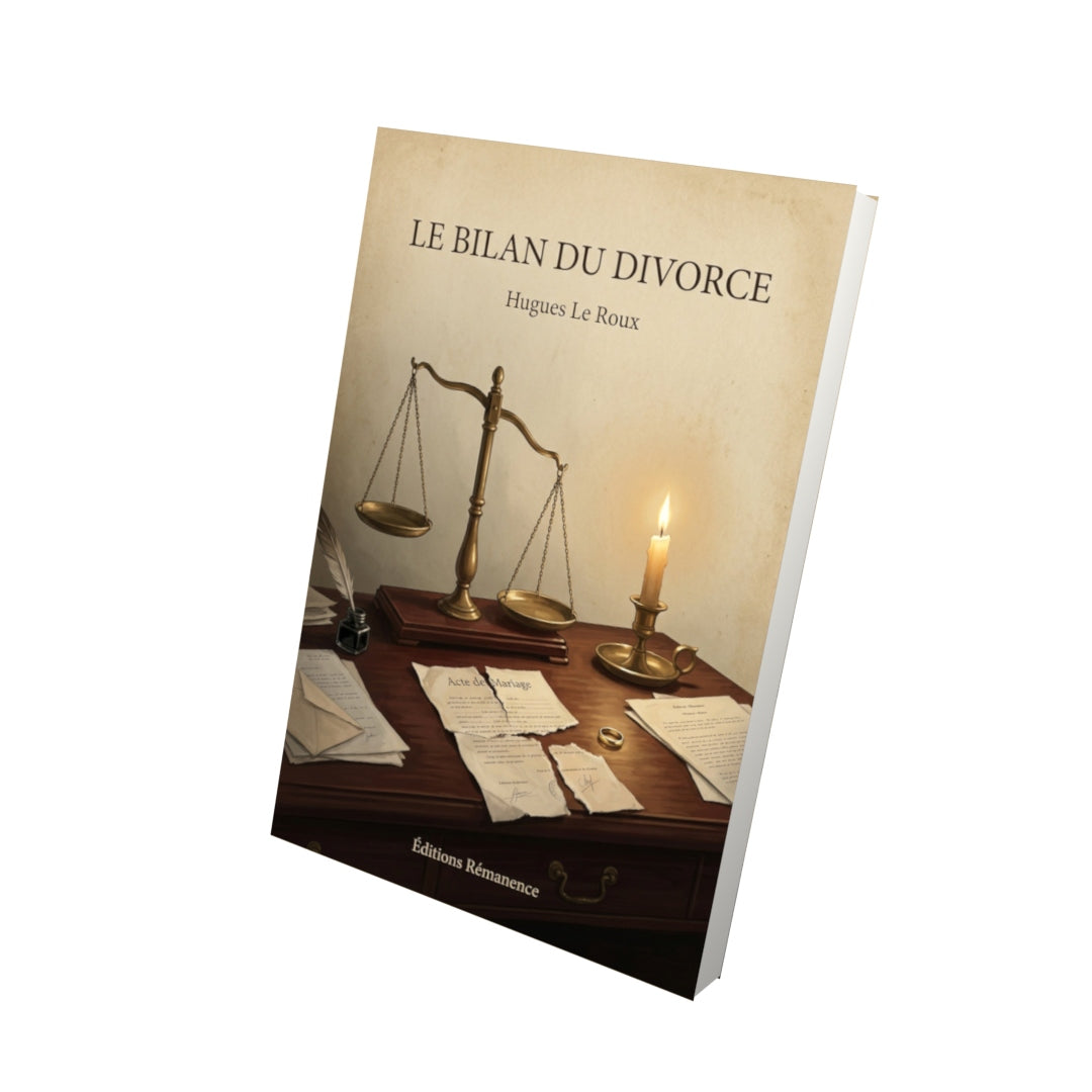 Livre Le Bilan du Divorce - Hugues Le Roux - Vue 3D - Editions Remanence