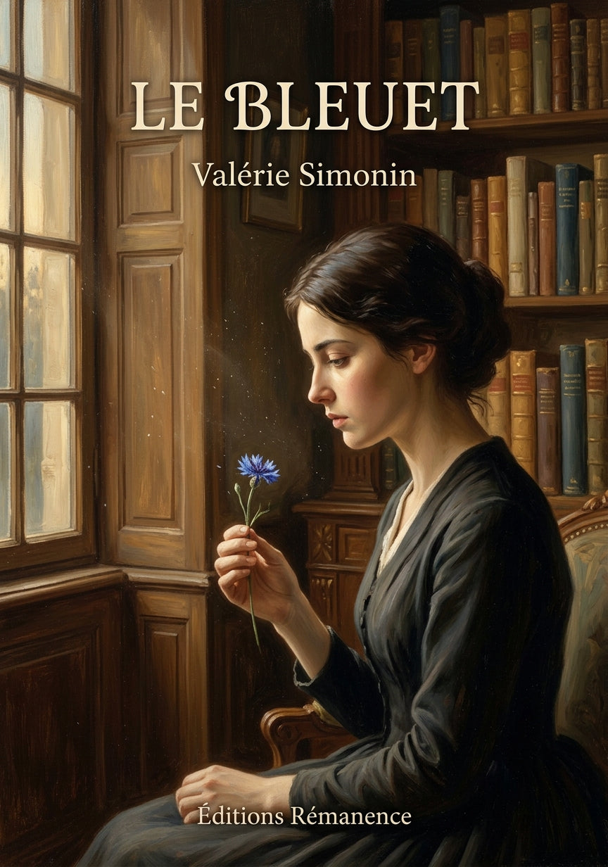 Livre Le Bleuet par Valérie Simonin - Couverture - Editions Remanence