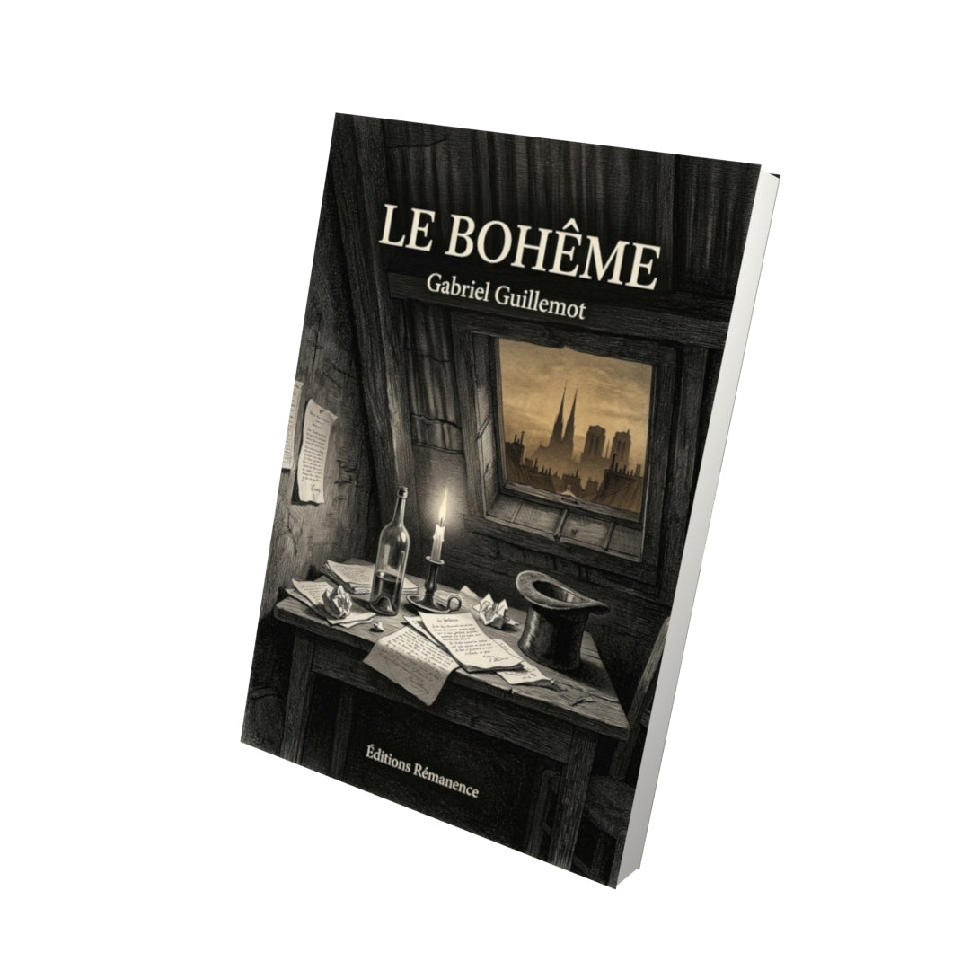 Livre Le Bohême par Gabriel Guillemot - Vue 3D - Editions Remanence