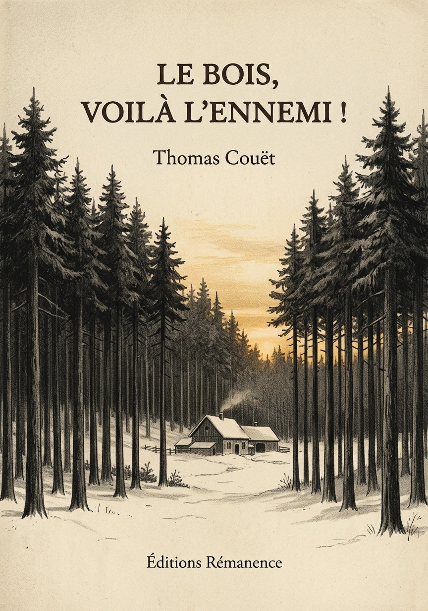 Livre Le bois, voilà l’ennemi ! par Thomas Couët - Couverture - Editions Remanence