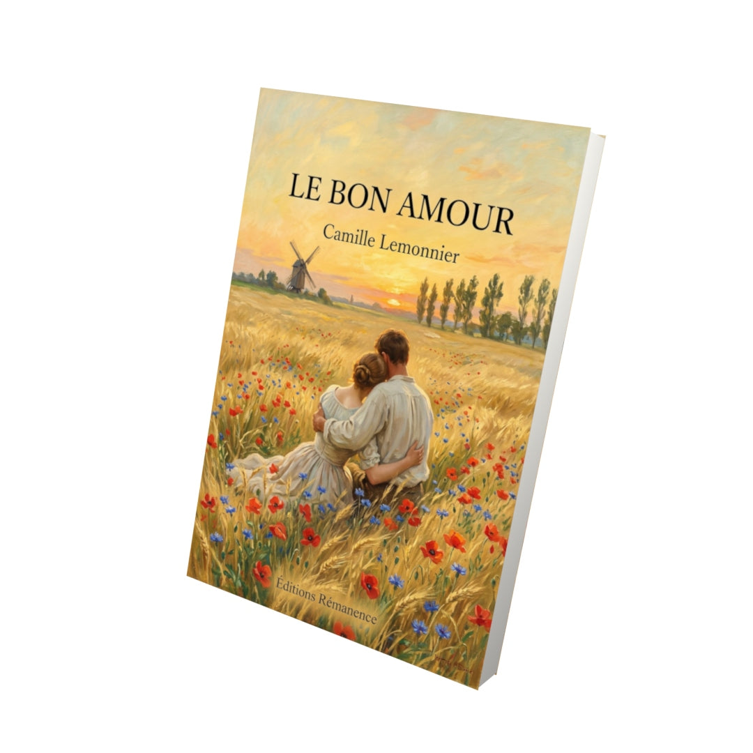 Livre Le Bon Amour par Camille Lemonnier - Vue 3D - Editions Remanence
