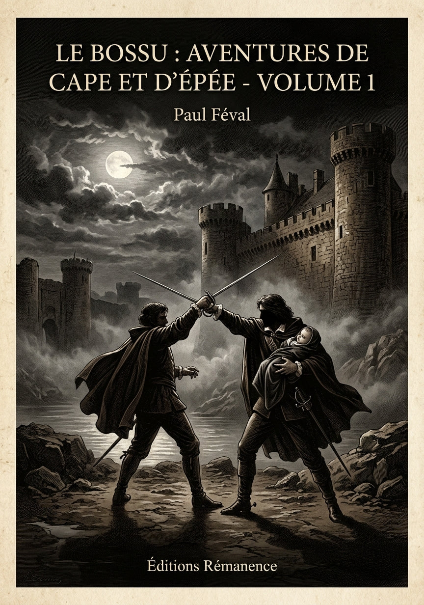 Le Bossu : Aventures de Cape et d'Épée - Volume 1 - Paul Féval (Couverture)