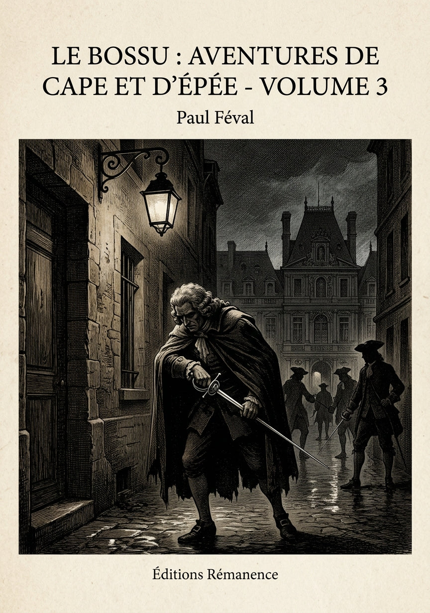 Le Bossu : Aventures de Cape et d'Épée - Volume 3 - Paul Féval (Couverture)